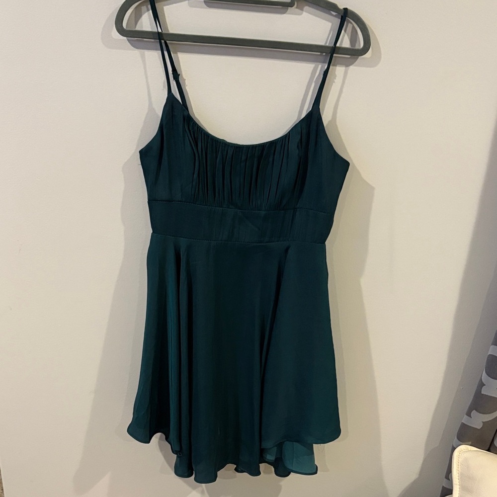 Selfie Leslie Teal Dress